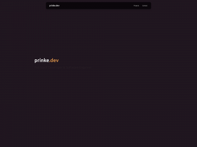 prinke.dev snapshot