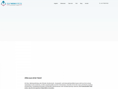 textwerkstaette.ch snapshot