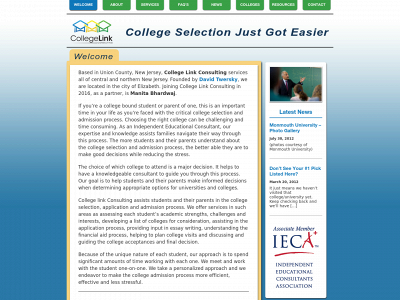 collegelinkconsulting.com snapshot