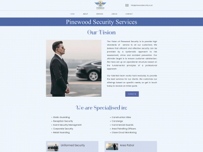 pinewoodsecurity.co.uk snapshot