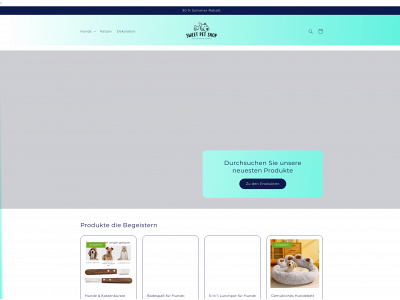 sweetpetshop.de snapshot