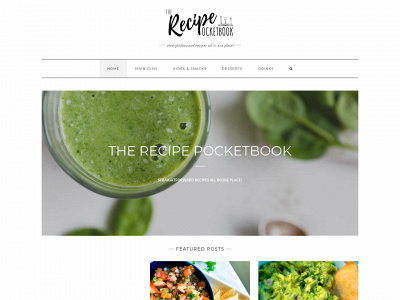 therecipepocketbook.com snapshot