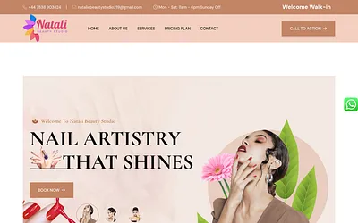 natalibeautystudio.co.uk snapshot