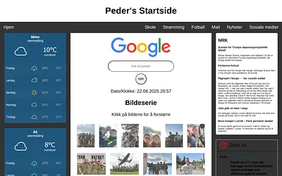 pedersinstartside.no snapshot