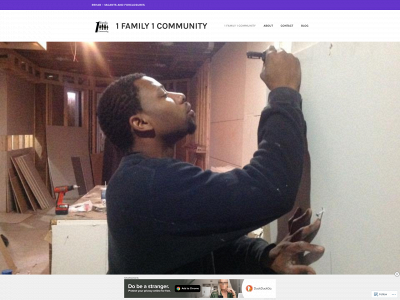1family1community.wordpress.com snapshot