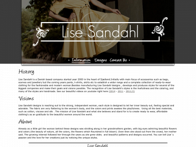 lisesandahl.com snapshot