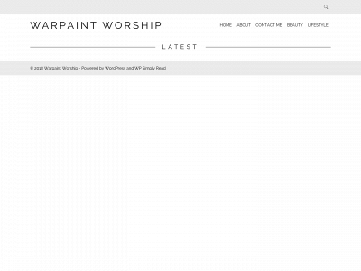 warpaintworship.com snapshot