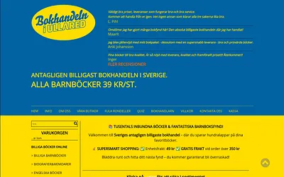 bokhandelniullared.se snapshot