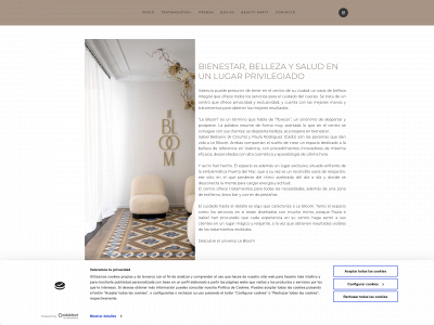 www.le-bloom.es snapshot