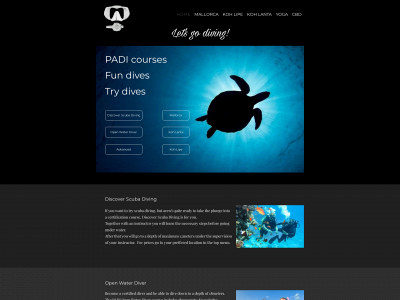 diving.nu snapshot