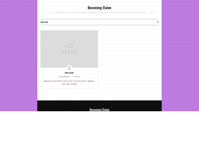 becomingelaine.com snapshot