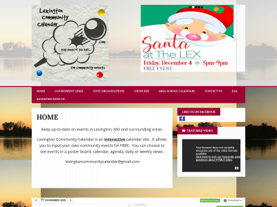 lexingtoncommunitycalendar.com snapshot