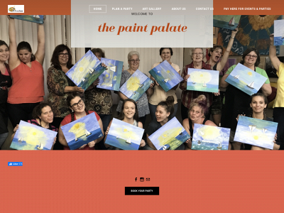 www.thepaintpalate.com snapshot