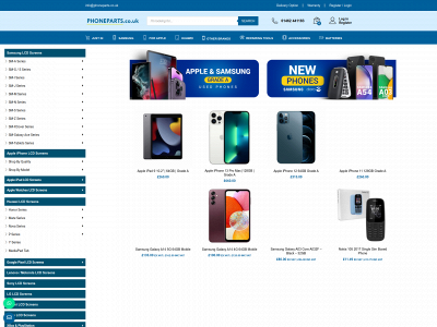 phoneparts.co.uk snapshot
