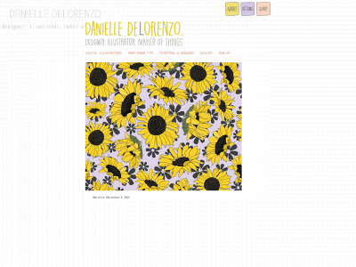 danielledelorenzo.net snapshot