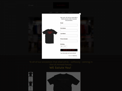 descendentsofslaves.com snapshot