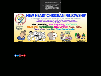 newheartchristianfellowship.church snapshot