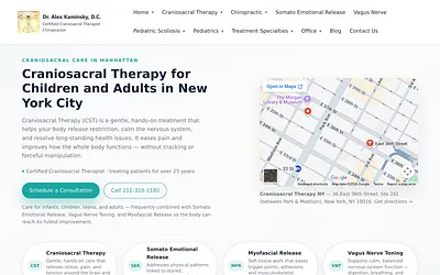 craniosacraltherapyny.com snapshot
