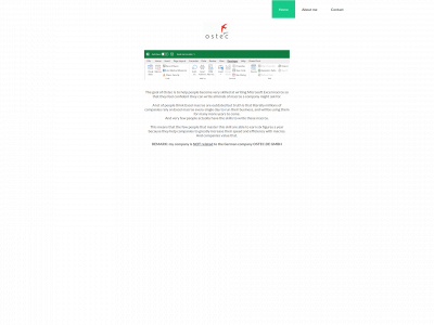ostec.be snapshot
