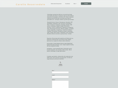 carello.dk snapshot