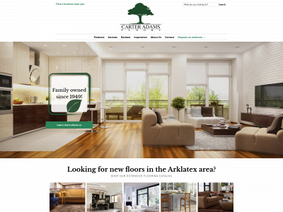 carteradamsflooring.com snapshot