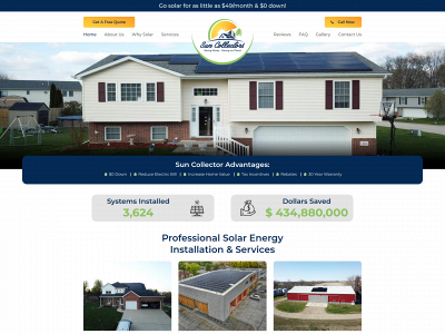 suncollectors.solar snapshot