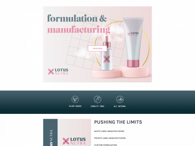 www.lotusnutra.com snapshot