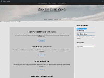 zeninthezing.com snapshot