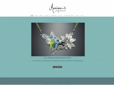 www.moniquesartjewelry.com snapshot