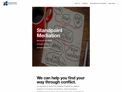 standpointmediation.com snapshot