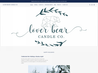 loverbearcandle.com snapshot