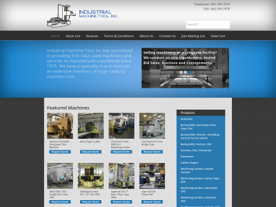 industrialmachinetools.com snapshot