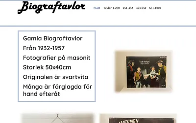 biograftavlor.se snapshot