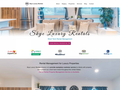 skyeluxuryrentals.com snapshot