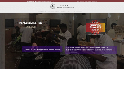 parkplacebarberschool.edu snapshot