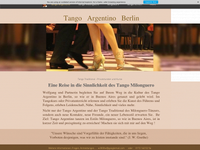 tangotraditional.de snapshot