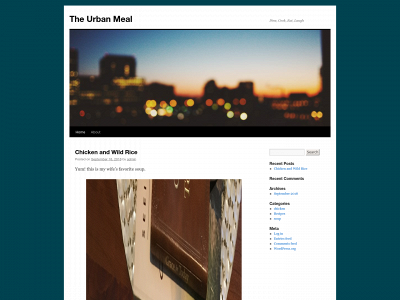 theurbanmeal.com snapshot