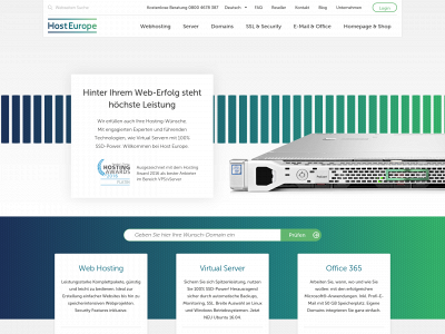 hosteurope.de snapshot