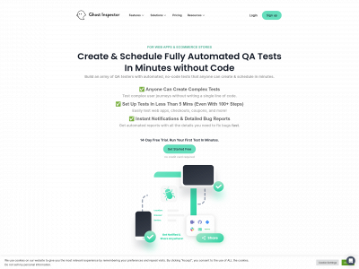 ghostinspector.com snapshot
