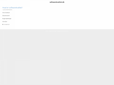 softwarekvalitet.dk snapshot