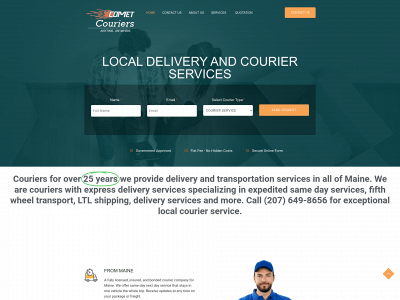cometdeliveryservices.com snapshot