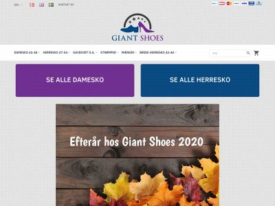 giantshoes.dk snapshot