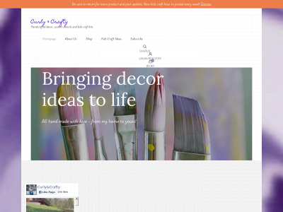 curlyandcrafty.com snapshot