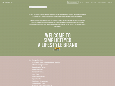 www.simplicityco.org snapshot