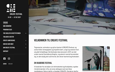 createfestival.dk snapshot