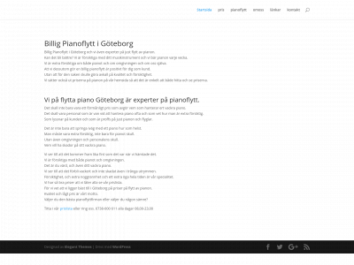 pianoflyttgoteborg.se snapshot