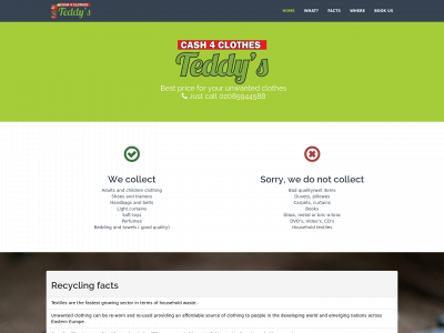 teddyscash4clothes.com snapshot