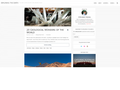 exploringtheearth.com snapshot
