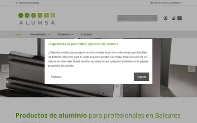 tiendadealuminio.com snapshot