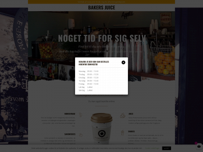 bakersjuice.dk snapshot